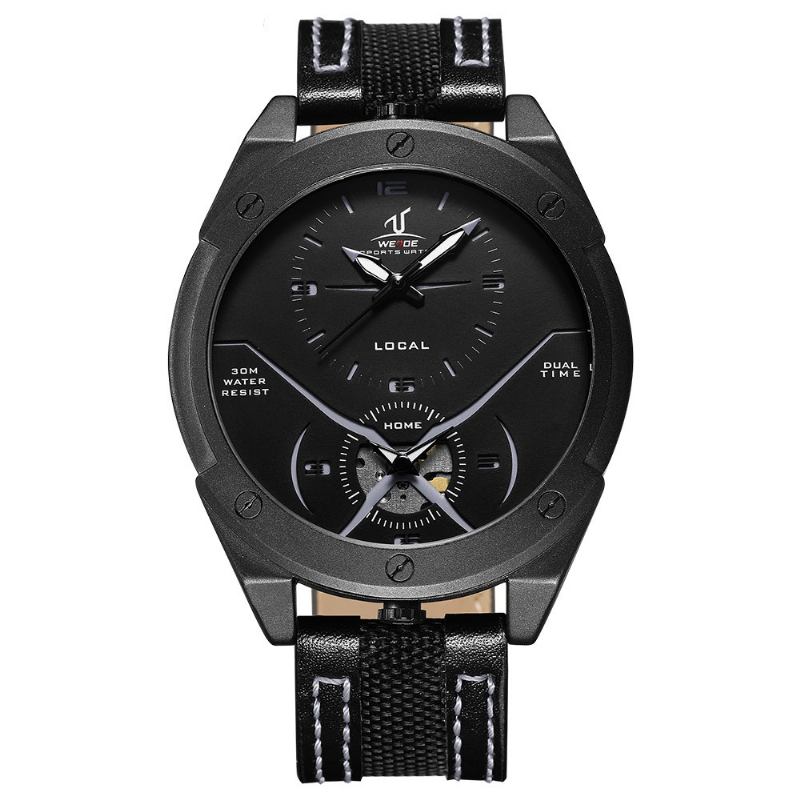 Fargerik Unik Design Herre Armbåndsur Dual Time Display Quartz Klokker