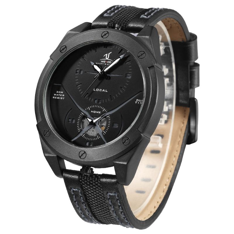 Fargerik Unik Design Herre Armbåndsur Dual Time Display Quartz Klokker