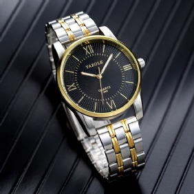 Full Steel Herre Mote Business Style Liminous Display Quartz Watch