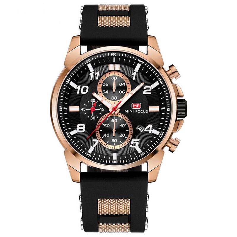 Multi-function Chronograph Luminous Military Sports Herre Watch Quartz Watch