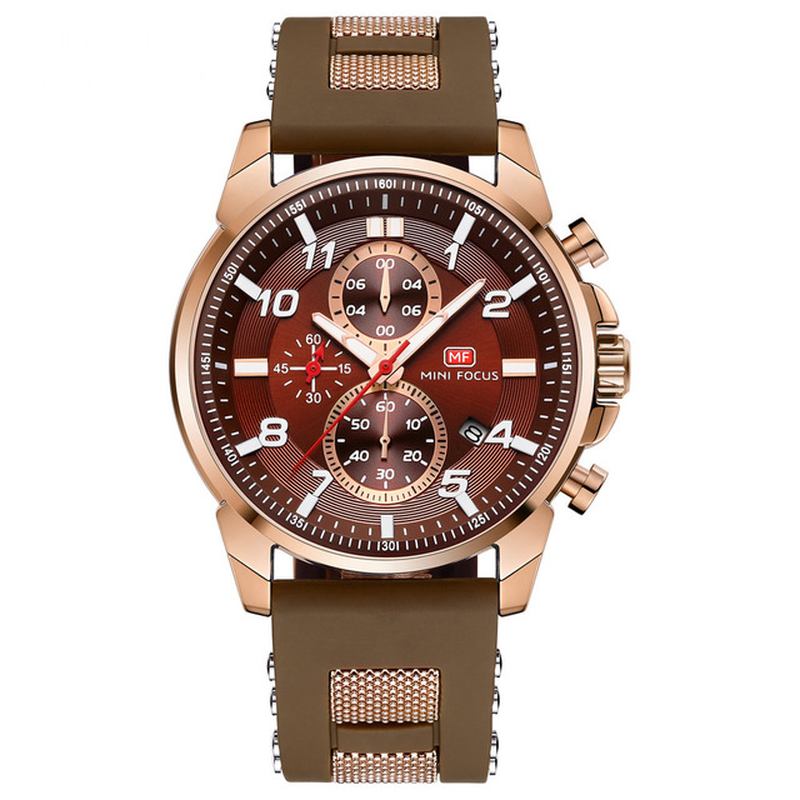 Multi-function Chronograph Luminous Military Sports Herre Watch Quartz Watch