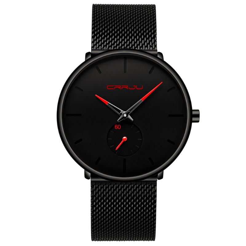 Simple Dial Bright Needle Herre Mote Quartz Watch