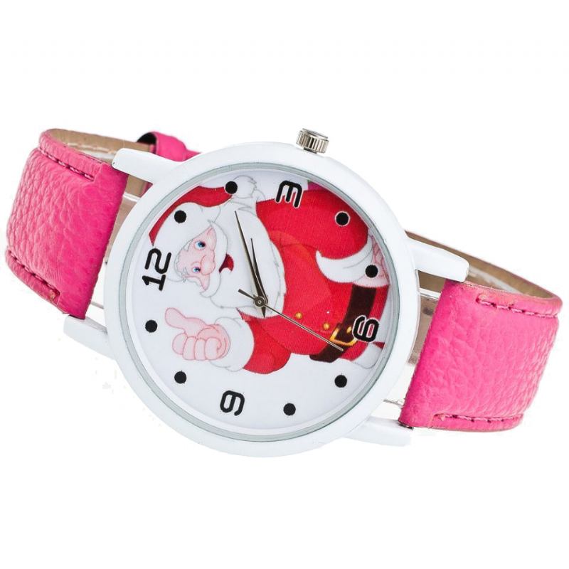 Tegneserie Julenissen Tommelen Opp Søt Fahsion Kid Watch Quartz Watch