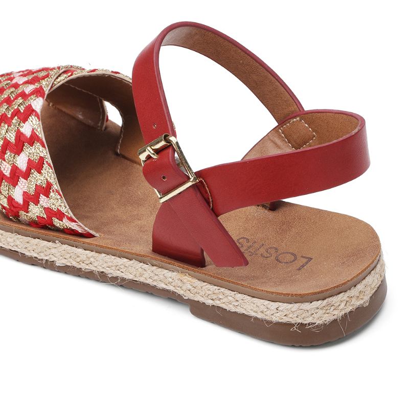 Kvinner Cross Woven Strap Fritids Sandaler