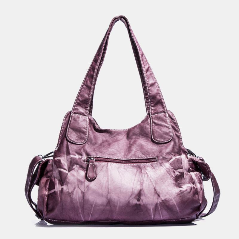 Angel Kiss Kvinner Pu-skinn Multi-carry Ensfarget Crossbody Veske Skulderveske Tote Håndveske