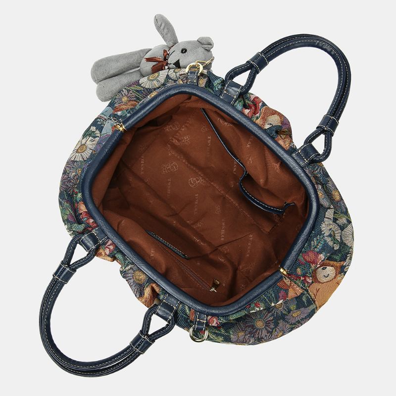 Kvinner Bear Pattern Fritids Handbag Crossbody Veske