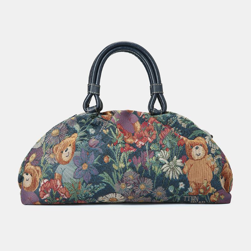 Kvinner Bear Pattern Fritids Handbag Crossbody Veske