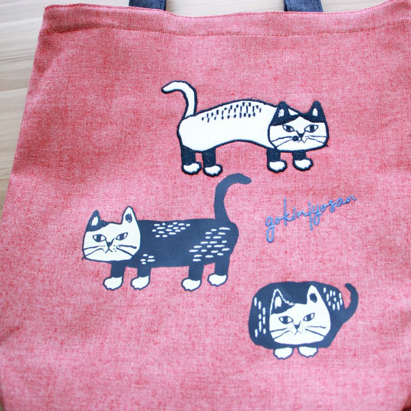 Kvinner Fritids Katt Pattern Handbag Tote Veske For Shopping