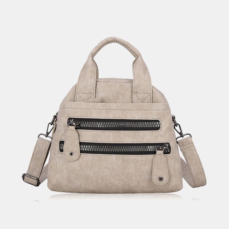 Kvinner Håndvesker Med Flere Lommer Vanntett Crossbody Skinnveske