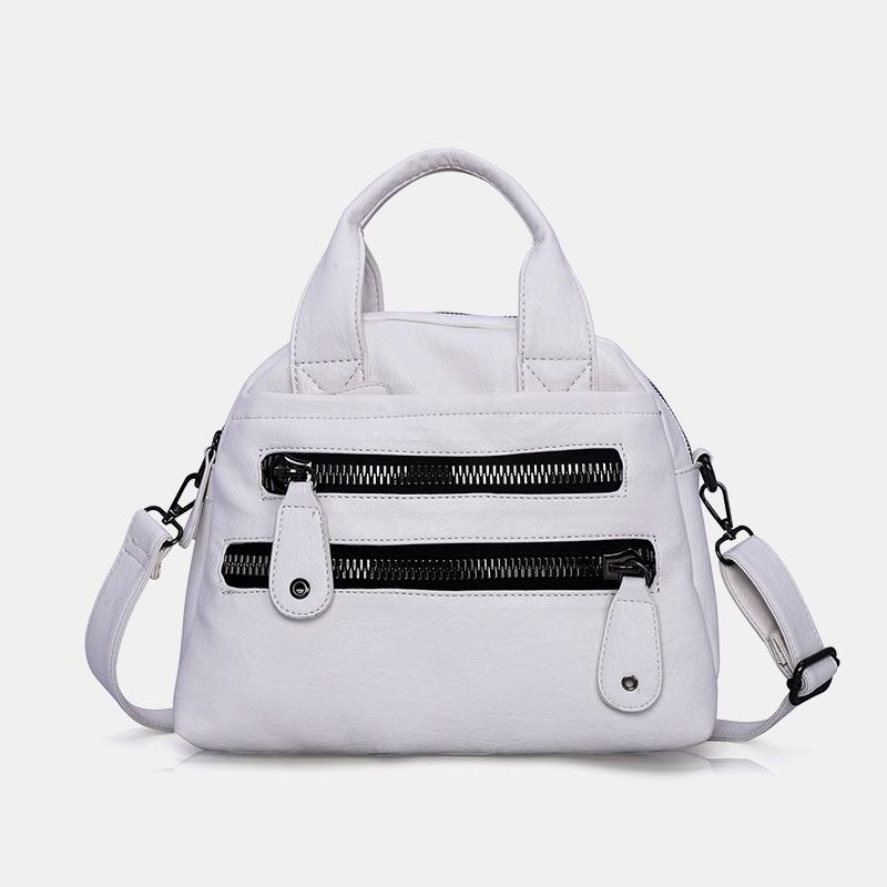 Kvinner Håndvesker Med Flere Lommer Vanntett Crossbody Skinnveske