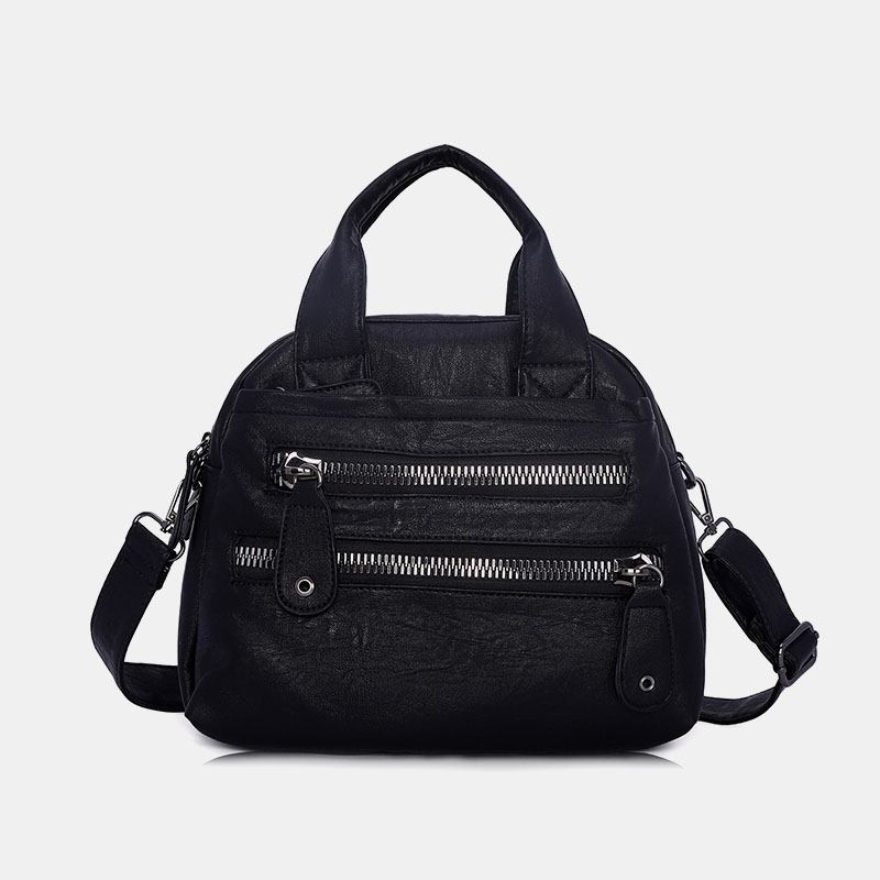 Kvinner Håndvesker Med Flere Lommer Vanntett Crossbody Skinnveske