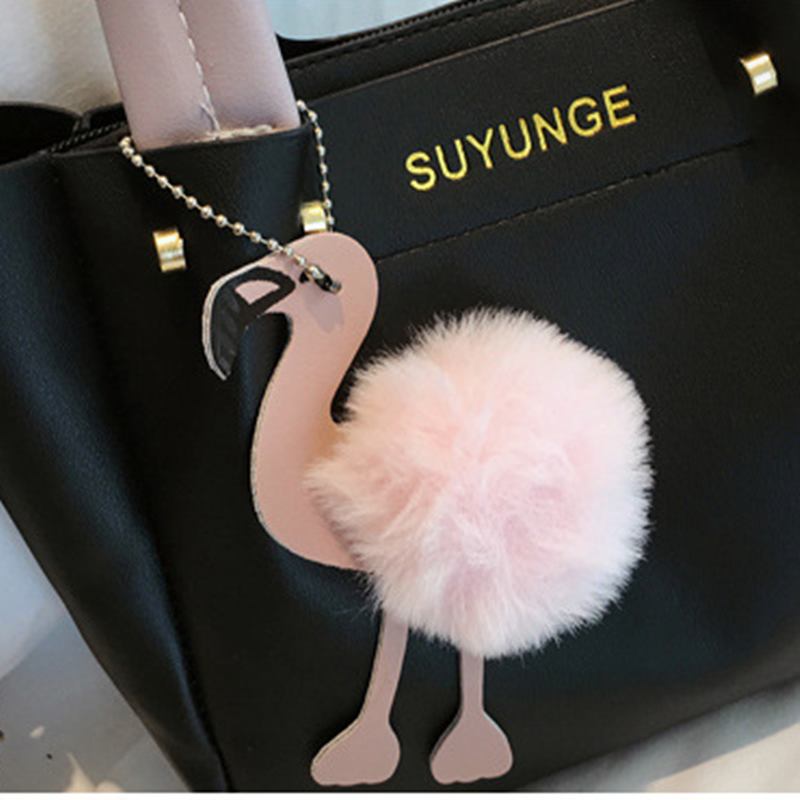 Kvinner Mote Håndveske Crossbody Veske Skulderveske Flamingo Anheng Tå