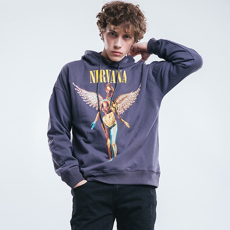 Europeisk Og Amerikansk Motemerke Nirvana Band Angel Sweatshirt Hettegenser