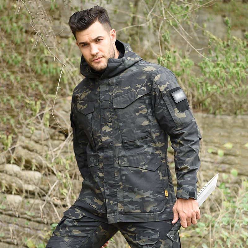 Tactical Windbreaker Mid-length Herrejakke Vanntett