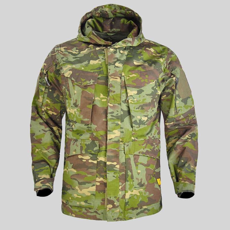 Tactical Windbreaker Mid-length Herrejakke Vanntett