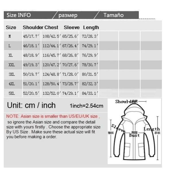 Vinterfrakk Plus Size Menn Jakke Varm Overfrakk Yttertøy Cotton Hette Dunfrakk