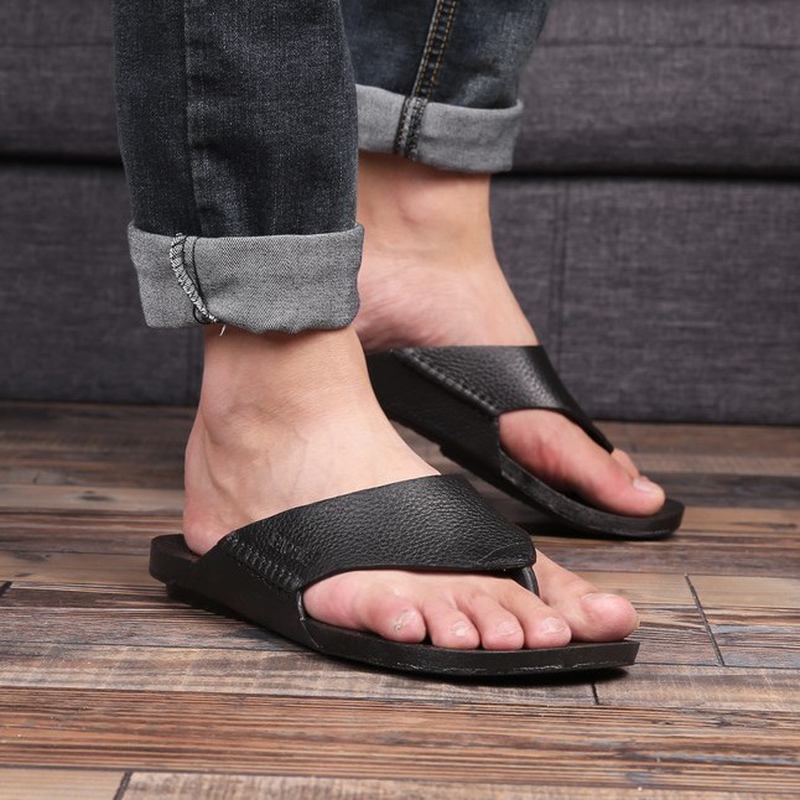 Menn Fritids Home Innendørs Slip On Slippers