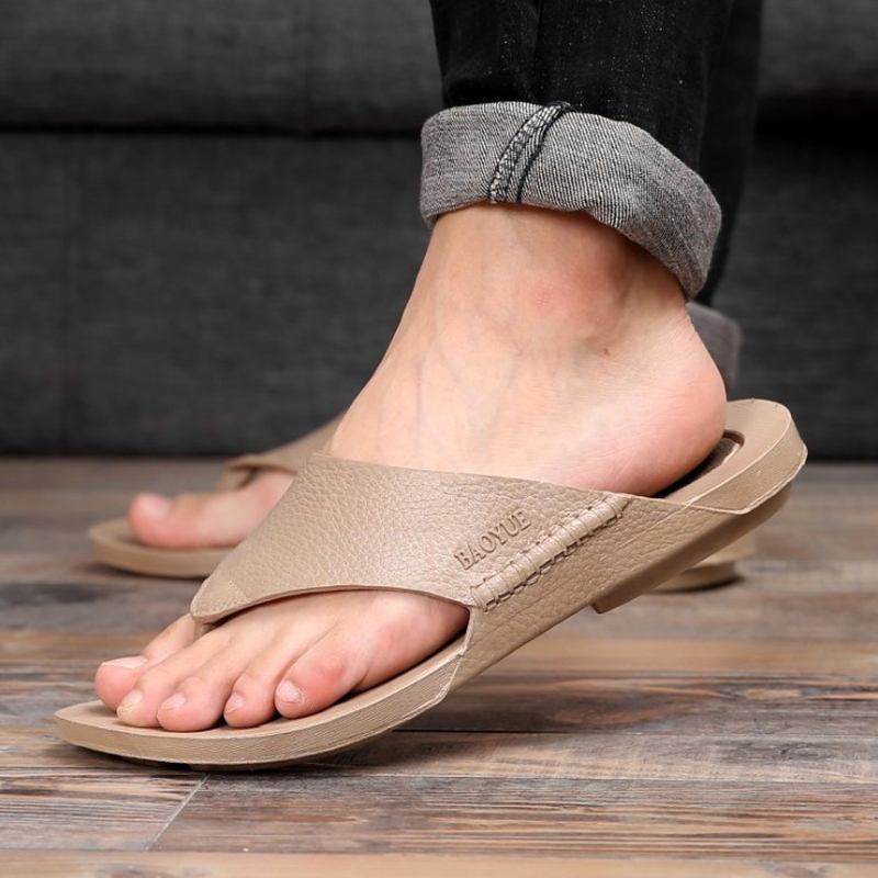 Menn Fritids Home Innendørs Slip On Slippers