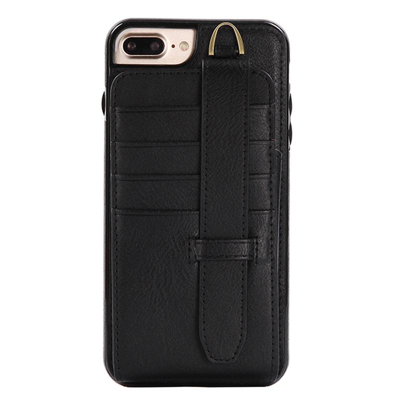 Ekte Skinn Multifunksjonell Iphone6/6s/6 Plus/6s Plus/7/7 Plus Etui Lommebokkortholder Telefonveske