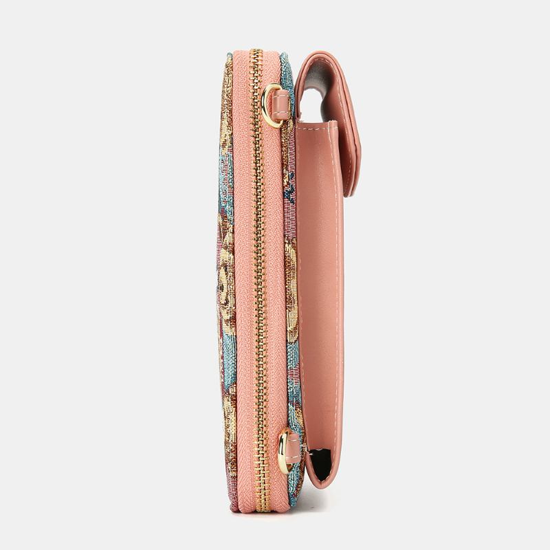 Kvinner Bjørnemønster 12 Kortspor Telefonveske Crossbody Veske Clutches Veske