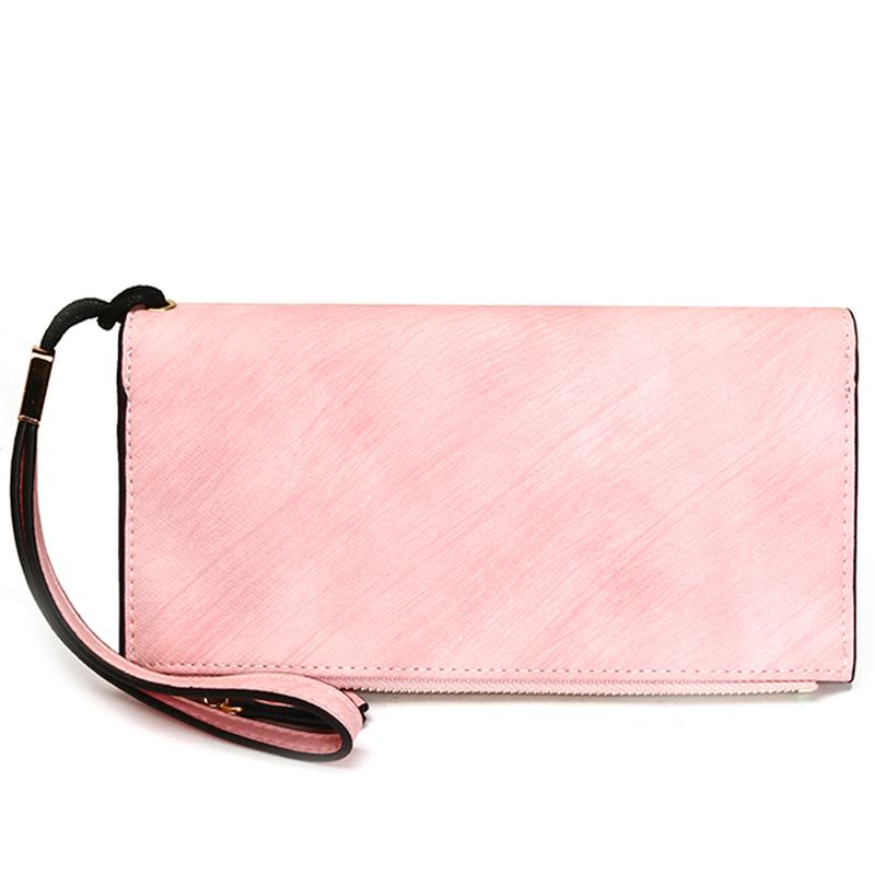 Kvinner Pu-skinn Vintage Retro Funksjonell Fritids Clutch-kortholder Lommebok