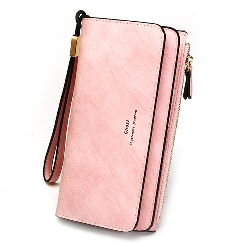 Kvinner Pu-skinn Vintage Retro Funksjonell Fritids Clutch-kortholder Lommebok