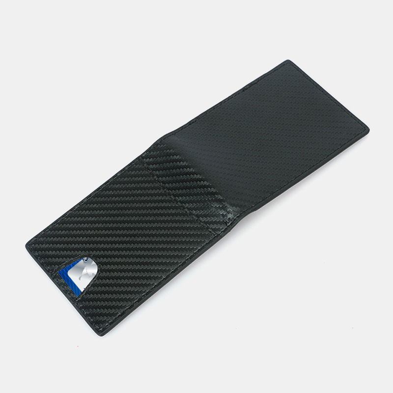 Menn Multifunksjon Business Carbon Fiber Us Dollar Klippekort Handel Kort Multi-card Slots Lommebok