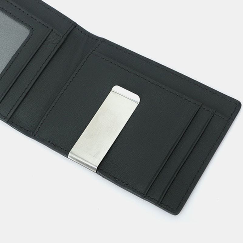 Menn Multifunksjon Business Carbon Fiber Us Dollar Klippekort Handel Kort Multi-card Slots Lommebok