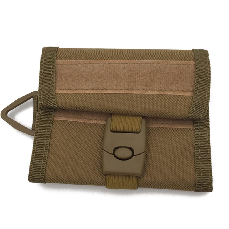 Menn Tactical Waist Veske Outdoor Pouch Military Molle Lommebokkortholder Med Krok