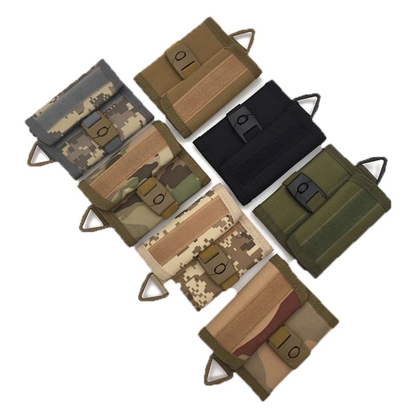 Menn Tactical Waist Veske Outdoor Pouch Military Molle Lommebokkortholder Med Krok