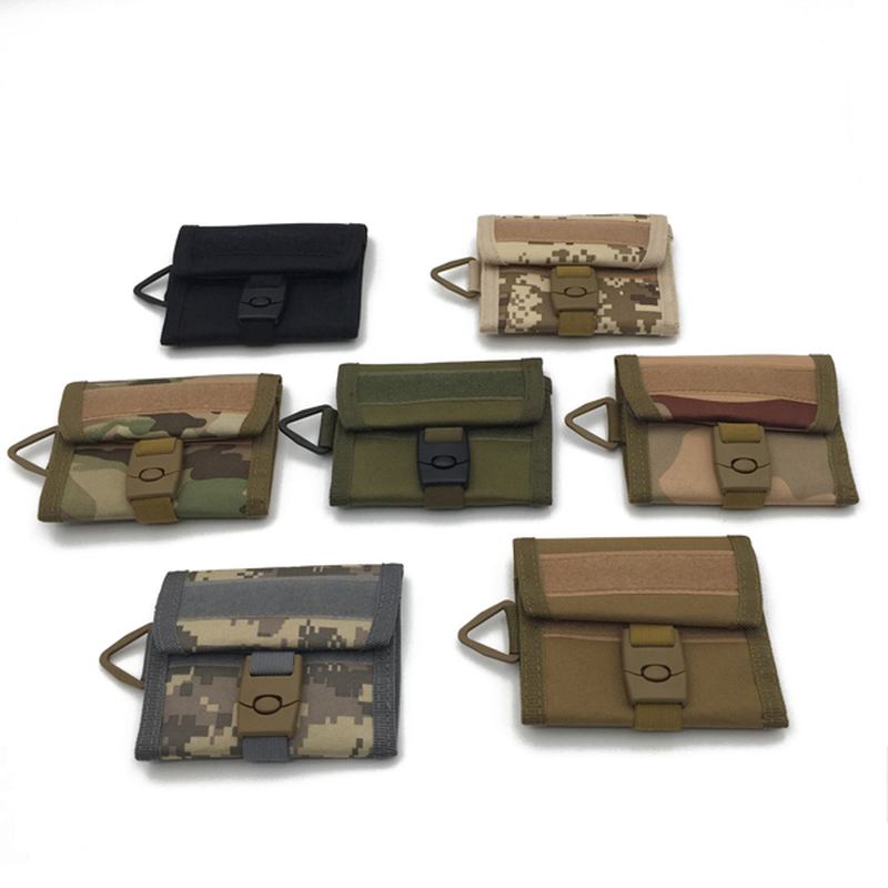 Menn Tactical Waist Veske Outdoor Pouch Military Molle Lommebokkortholder Med Krok