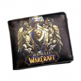 World Of Warcraft Lommebøker Skinn Slank Liten Lommebok Wow Alliance Horde Flag Purse Kul Filmspilllommebok