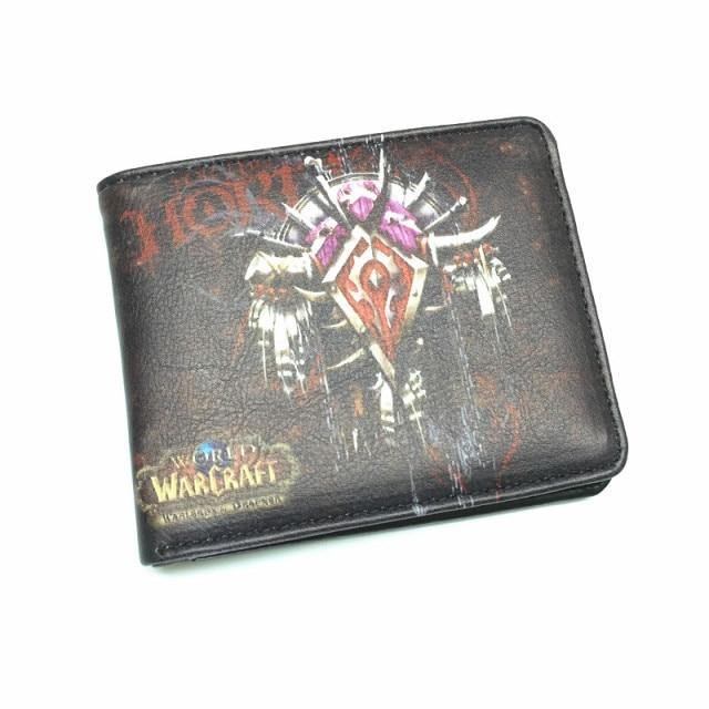 World Of Warcraft Lommebøker Skinn Slank Liten Lommebok Wow Alliance Horde Flag Purse Kul Filmspilllommebok