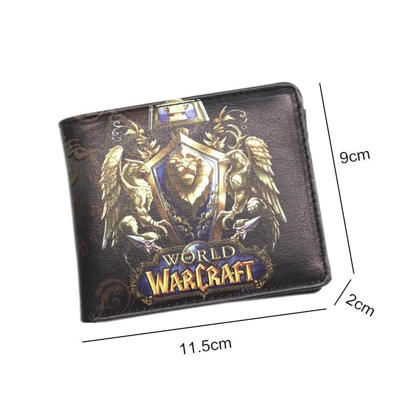 World Of Warcraft Lommebøker Skinn Slank Liten Lommebok Wow Alliance Horde Flag Purse Kul Filmspilllommebok