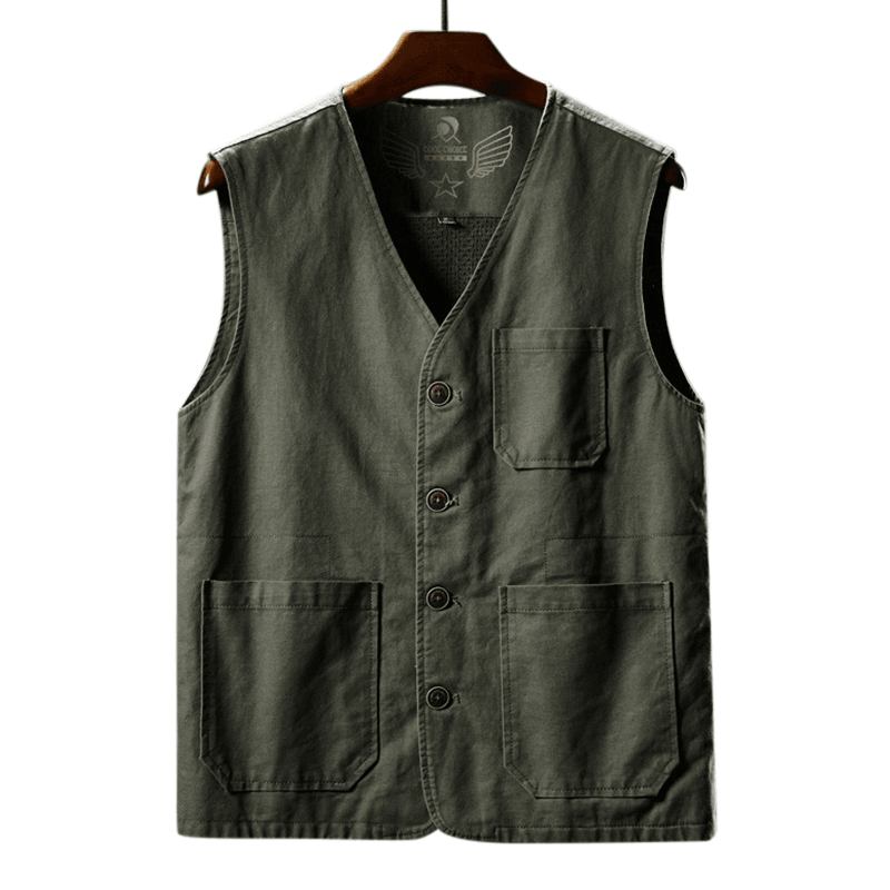 Herre Fritids Outdoor Fishing Vest Taktisk Vest