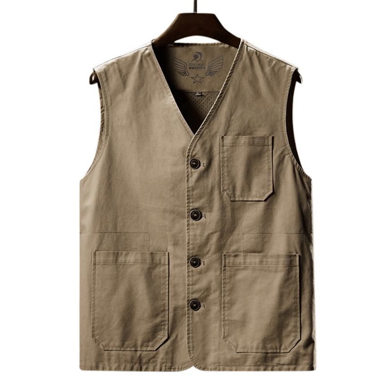 Herre Fritids Outdoor Fishing Vest Taktisk Vest