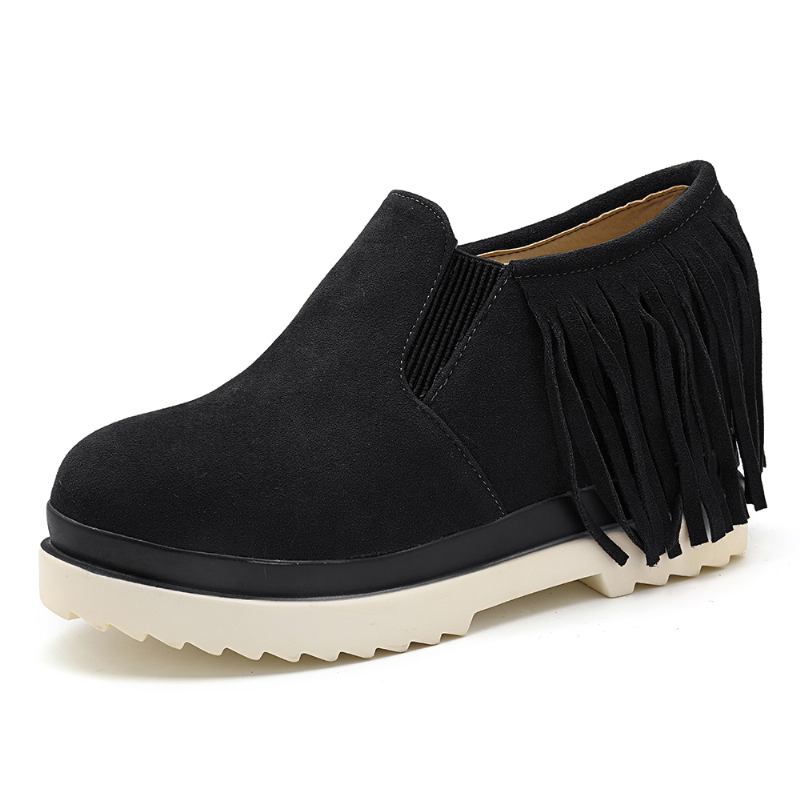 Dusk Slip On Wedges Plattform Komfortable Ankelstøvletter