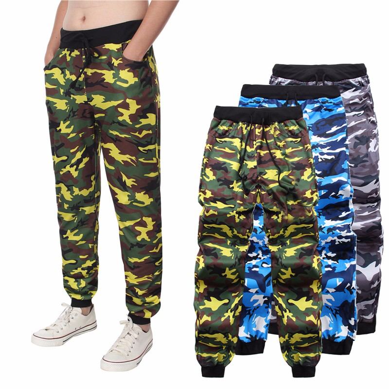 Camo Bukser For Menn Jogging Jogger Uformell Joggebukse Underbukser