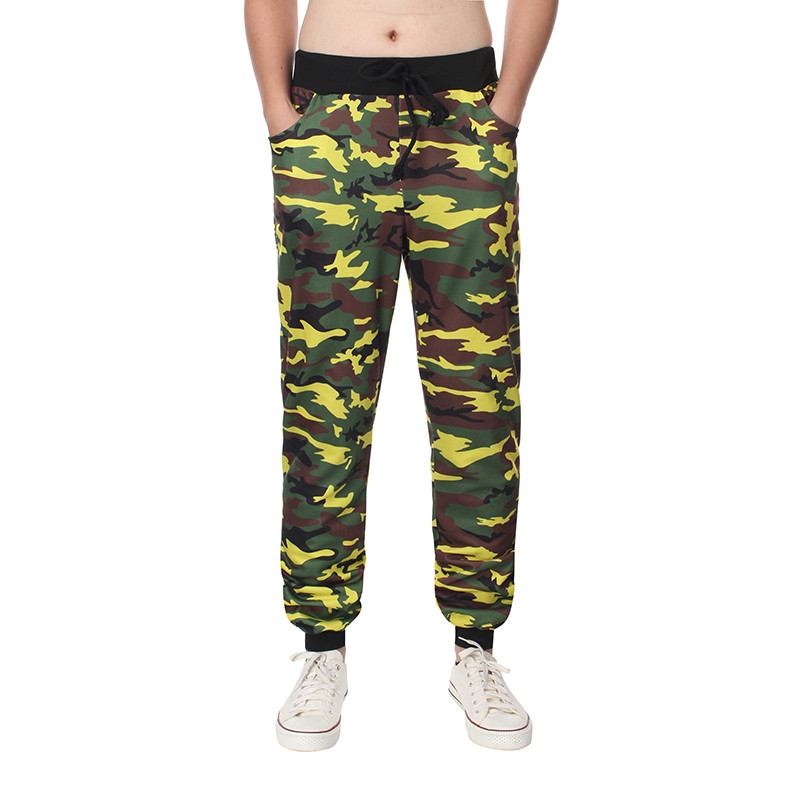 Camo Bukser For Menn Jogging Jogger Uformell Joggebukse Underbukser