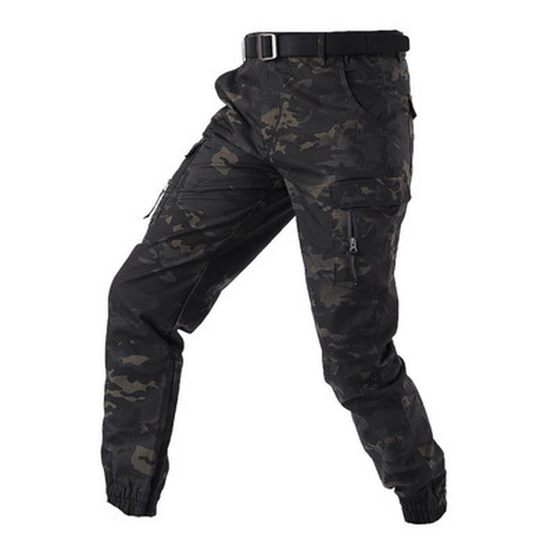 Camouflage Tactical Pants Gitter Fanshui 65 35 Rutete Taktiske Bukser Snøringsføtter