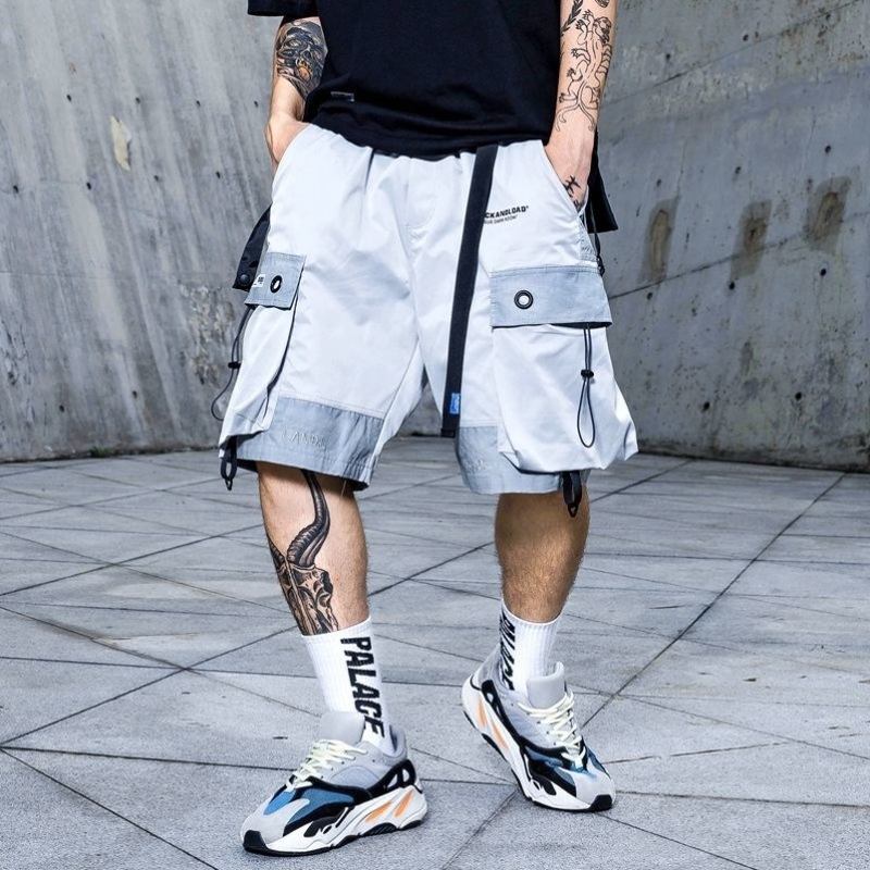 Cargo Shorts Fem-punkts Bukser Med Flere Lommer