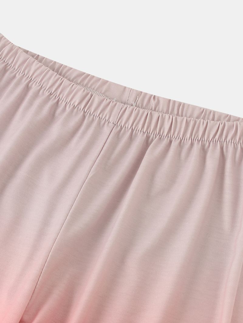 Dame Gradient Elastisk Midje Bell-bottoms Uformelle Bukser