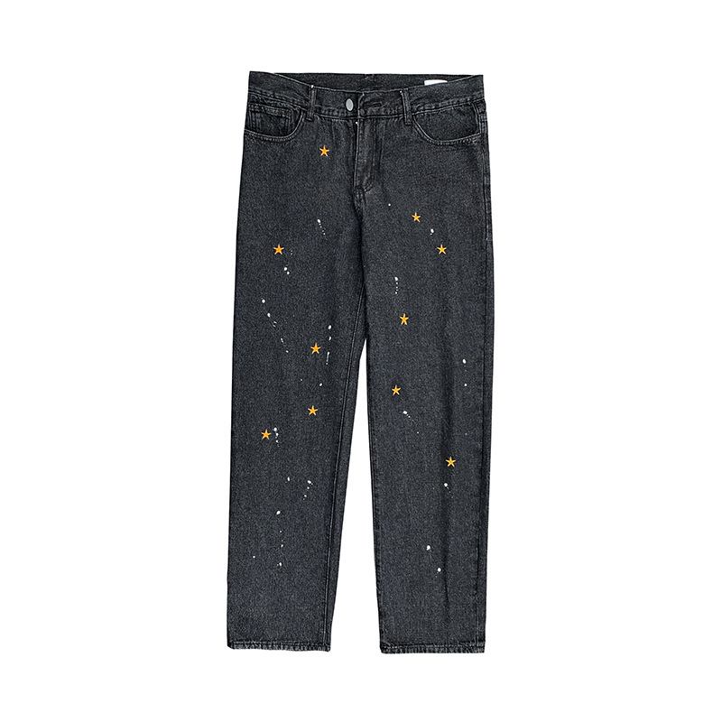 Fried Gate Pants Herre Vår Og Høst National Tide Broderi Jeans