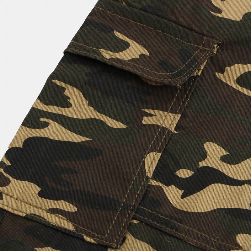 Herre Camo Med Trykk Ankel Length Elastisk Fritids Jumpsuits Buksebukser