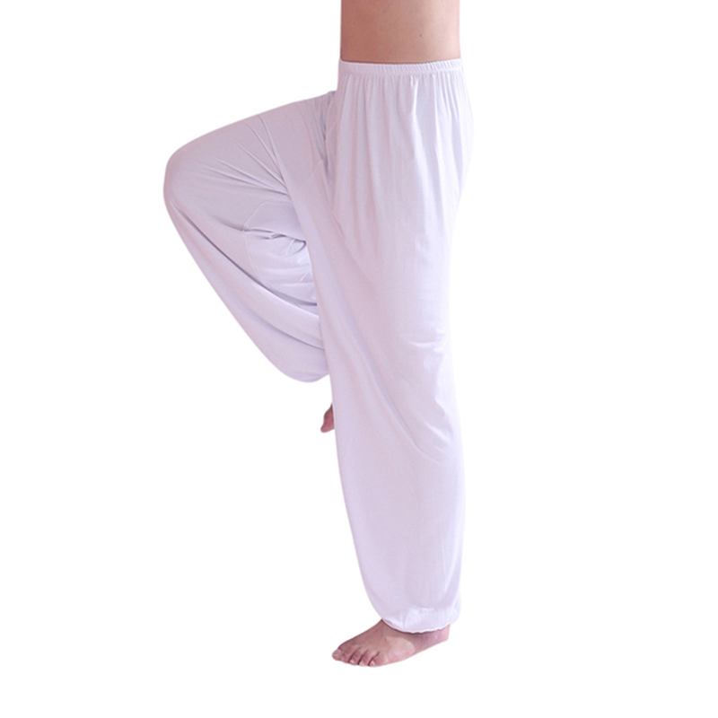 Herre Fritids Sports Gym Trening Yoga Bukser Løs Elastisk Midje Fritids Bloomers 9 Farger