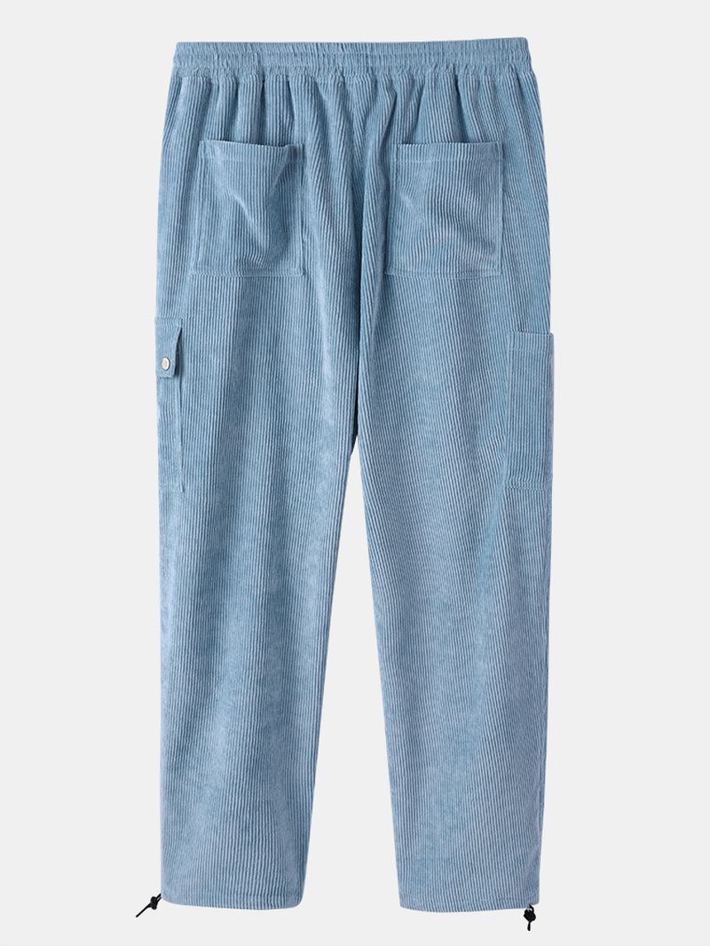 Herre Multi Pocket Snøring Løs Justerbar Jogger Pants