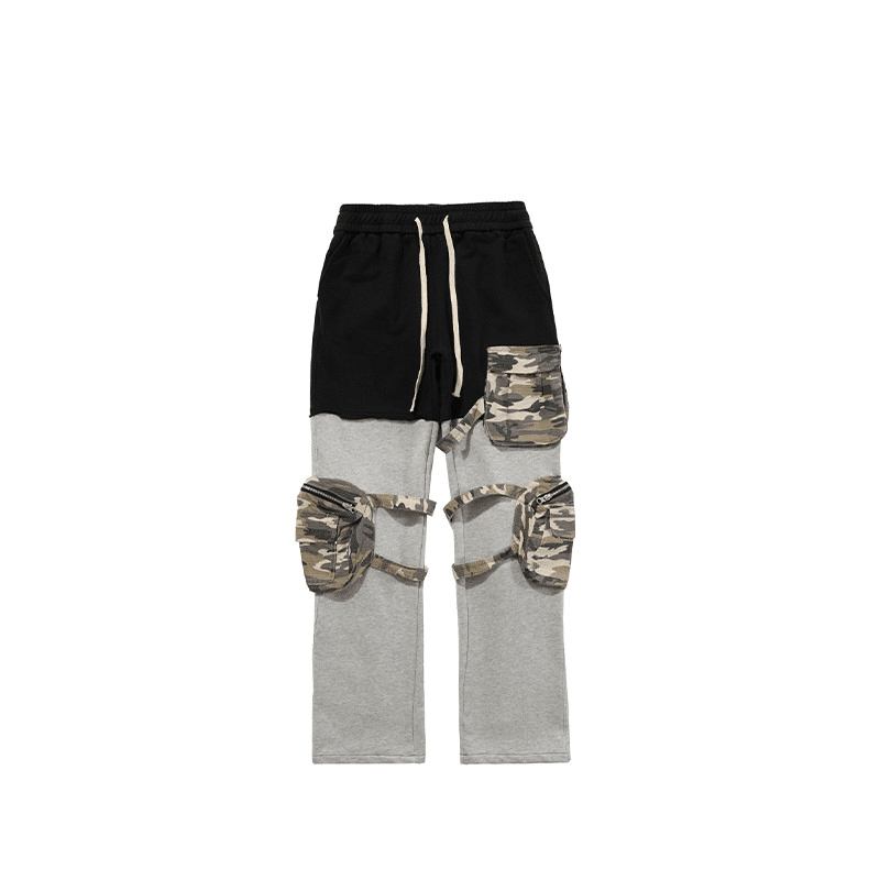 High Gate Stitching Camouflage Tredimensjonal Multi-pocket Pant