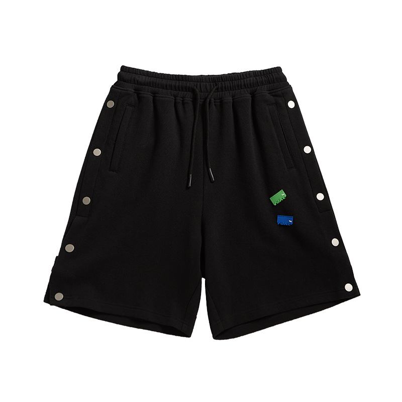 Knappdekorasjon Small Elements Collage Shorts Og Bukser Med Rett Ben For Menn