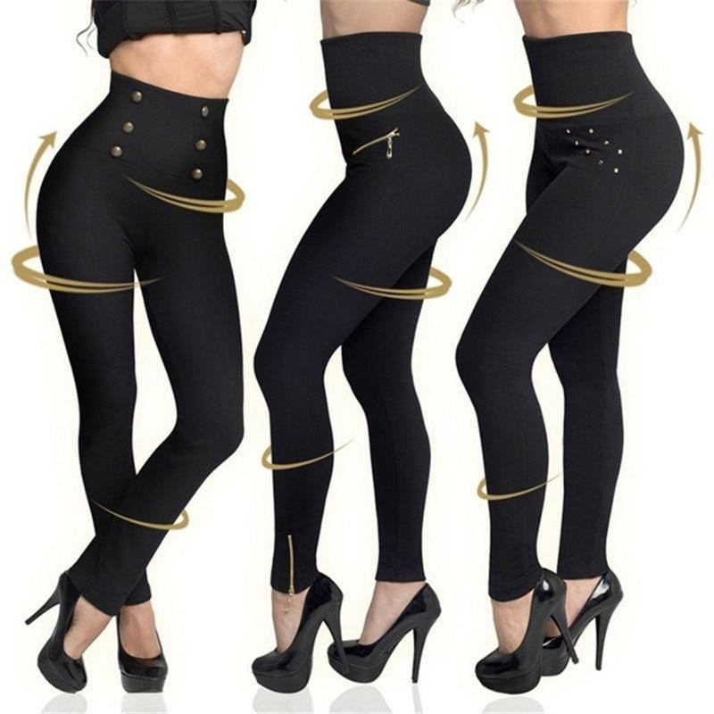 Kvinner Leggings Push Up Hip Fitness Sexy Legg Elastisk Høy Midje Slanke Joggebukser Kvinne