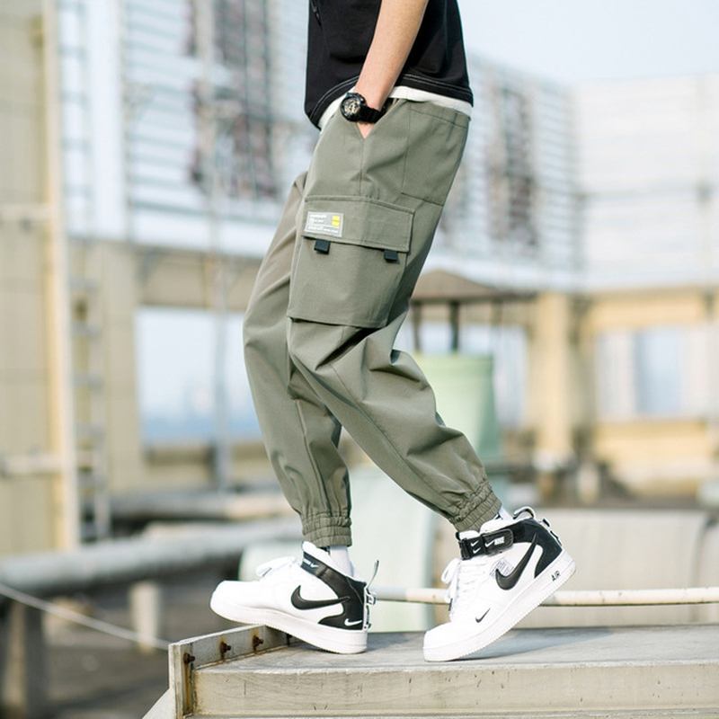 Menn Tooling Pants Feet Harem Pants Slim Pants